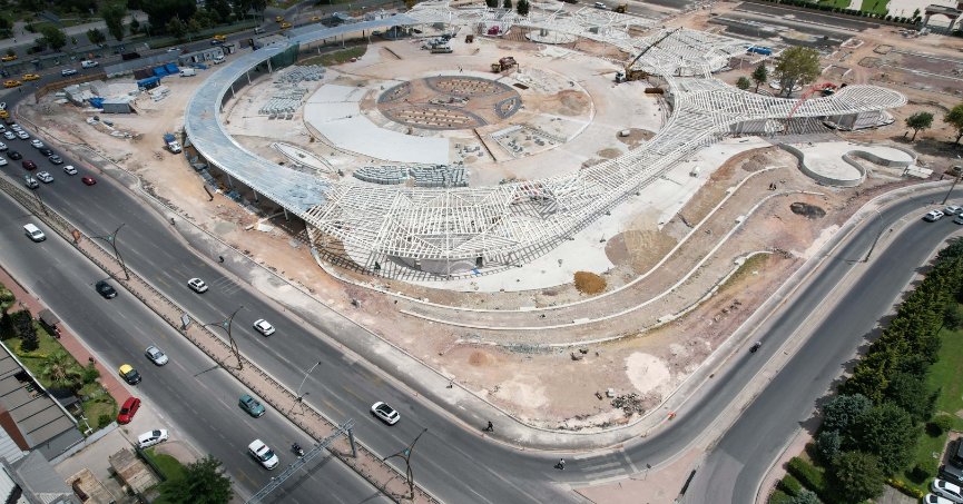 Milli İrade Meydanı’nda çalışmalar devam ediyor