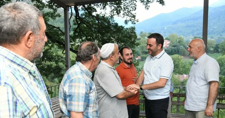 Başkan Özlü’den mahalle ziyaretleri