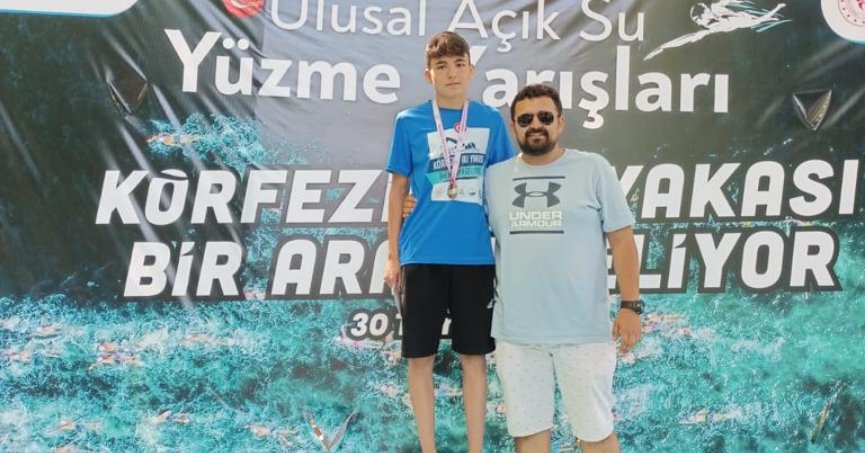 Körfezli Eymen üçüncü oldu