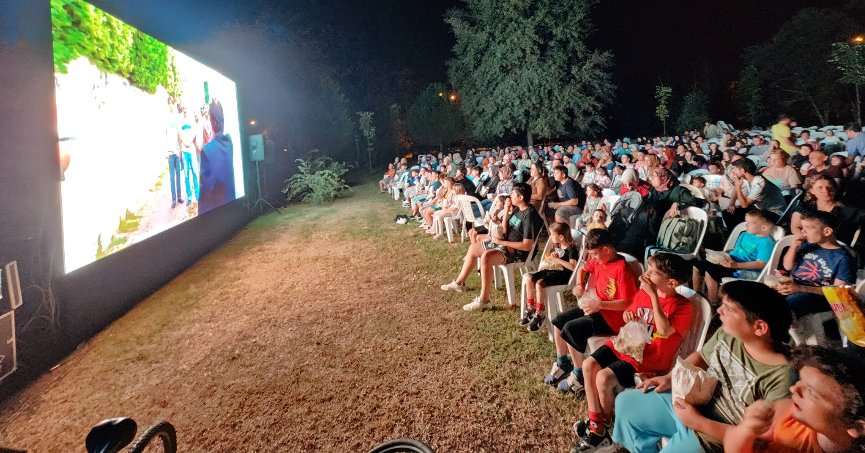 Açık havada sinema keyfi