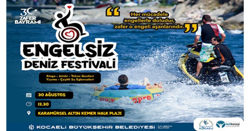 Büyükşehir’den 3. Engelsiz Deniz Festivali