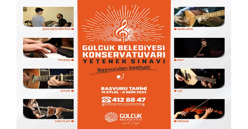 Gölcük Belediyesi Konservatuarı’na başvurular başlıyor