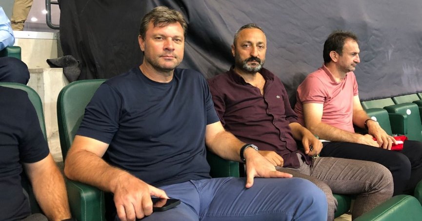 Ertuğrul Sağlam, Milli maçı takip etti