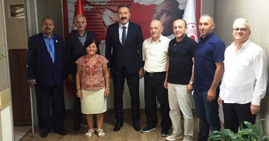 Muhtarlardan Kaymakam Gültekin’e ziyaret