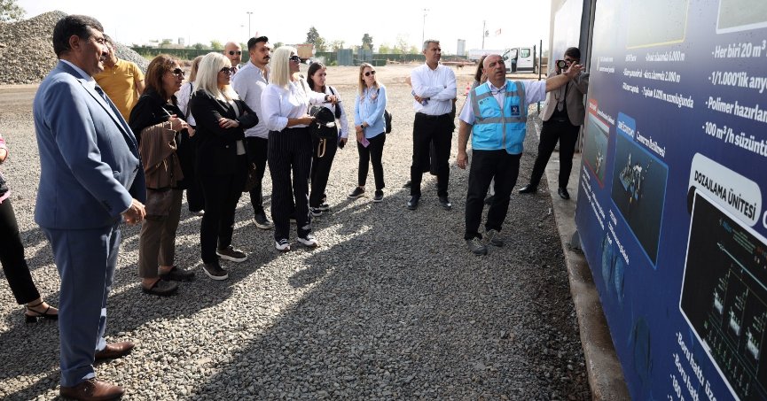 Dev çevre projesini yerinde incelediler