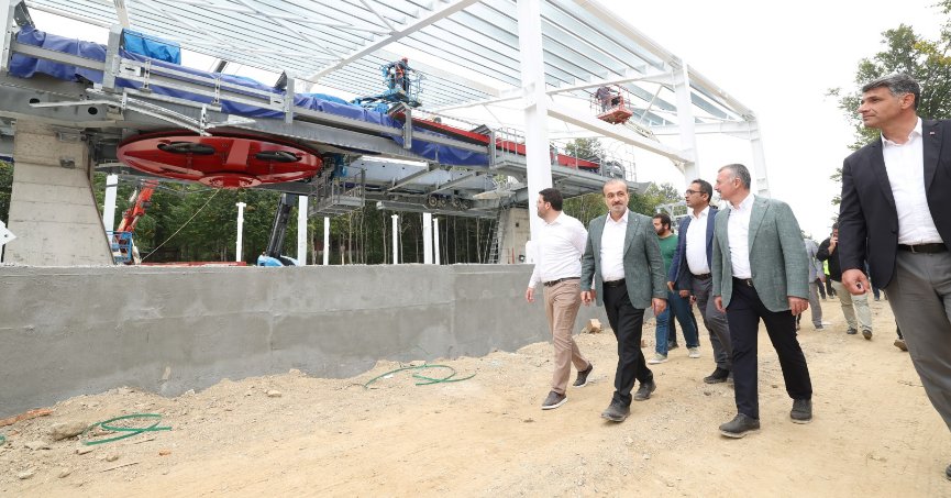 Teleferik’te test sürüşü 29 Ekim’de