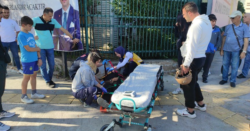 Ters şeritten caddeye girdi, kazaya sebep oldu