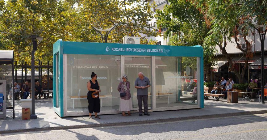 Klimalı duraklar yaz-kış Kocaelililerin hizmetinde