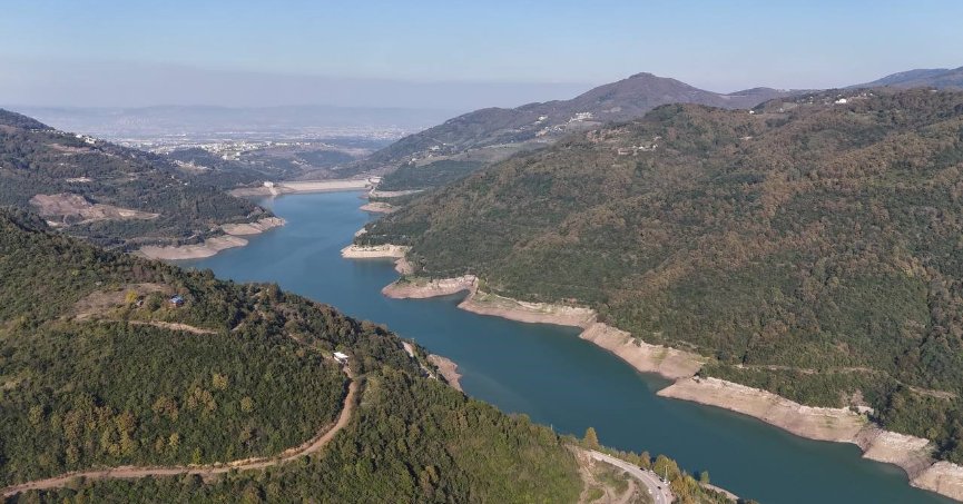 Yuvacık Barajı’nda su seviyesi düştü