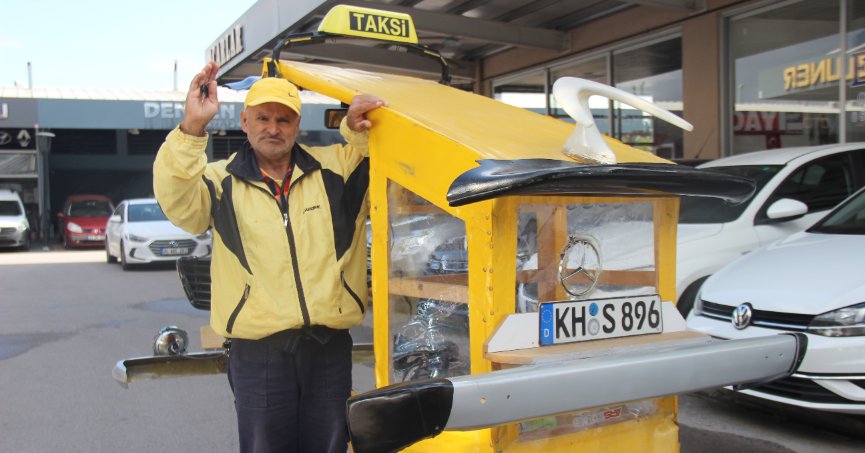 Bisiklet, görenleri hayran bırakıyor