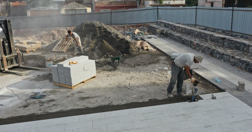 Yuvacık Meydanı şekilleniyor