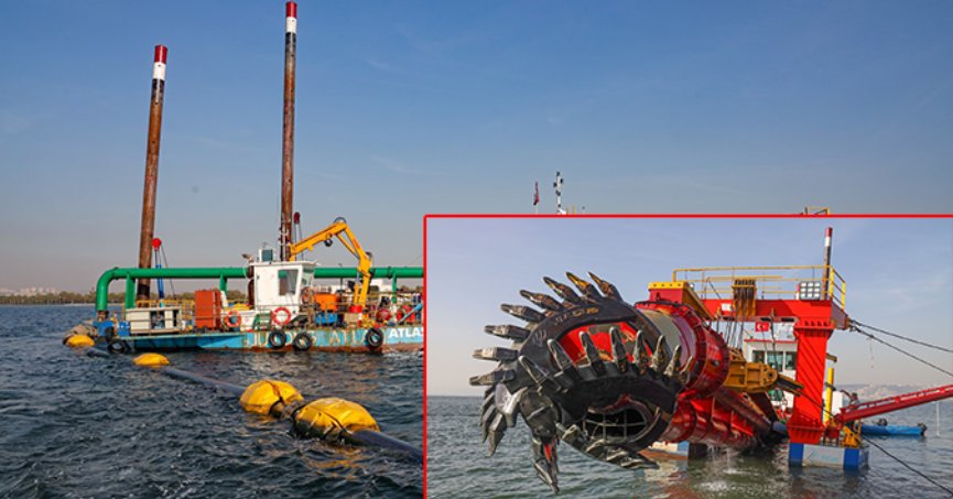 40 dişli biyonik kol, dip çamurunu yutuyor