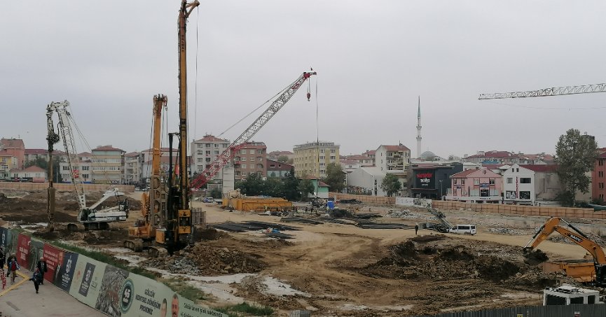 Diyafram duvar yapımı sürüyor