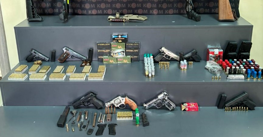 Silah kaçakçılığı operasyonu: 23 gözaltı