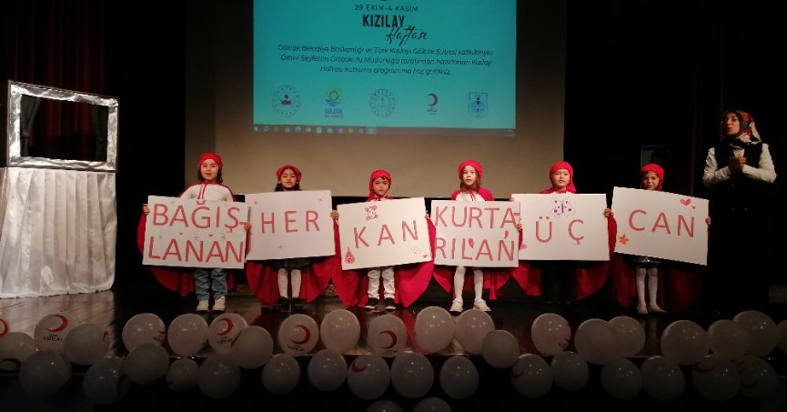 Öğrenciler Kızılay’ı anlattı