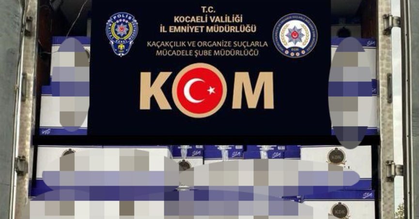 8 milyon 300 bin kaçak makaron ele geçirildi