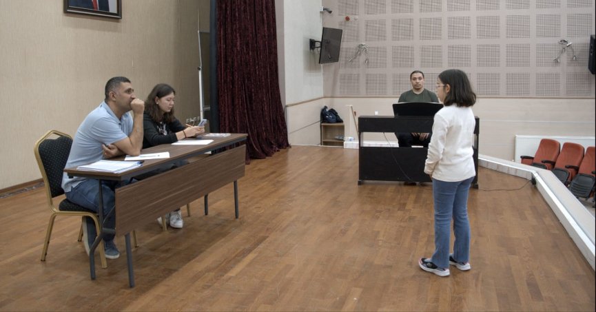 Konservatuvar korist seçmelerine yoğun ilgi