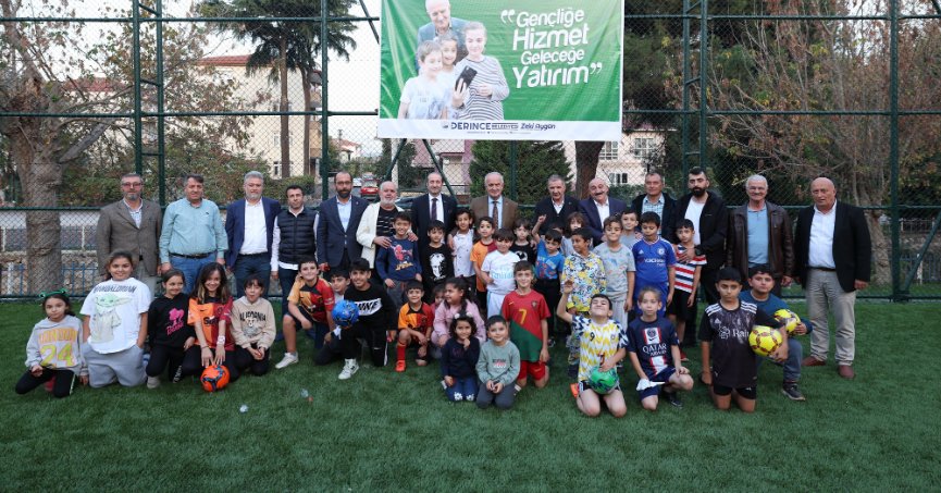 Derince’ye yeni spor alanı açıldı 