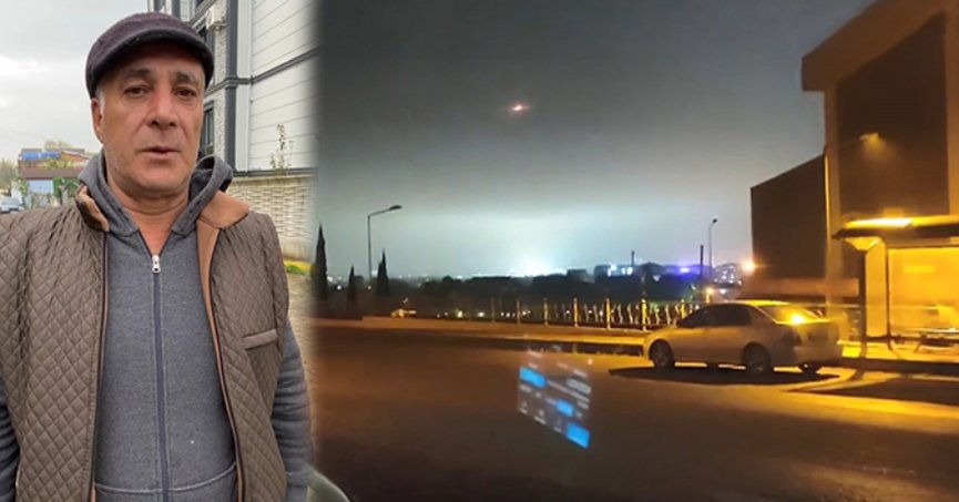 Gece yarısı gökyüzü birden aydınlandı: “Korktuk”