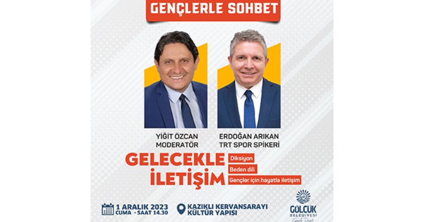 Ünlü spor spikeri Gölcük’te gençlerle buluşacak