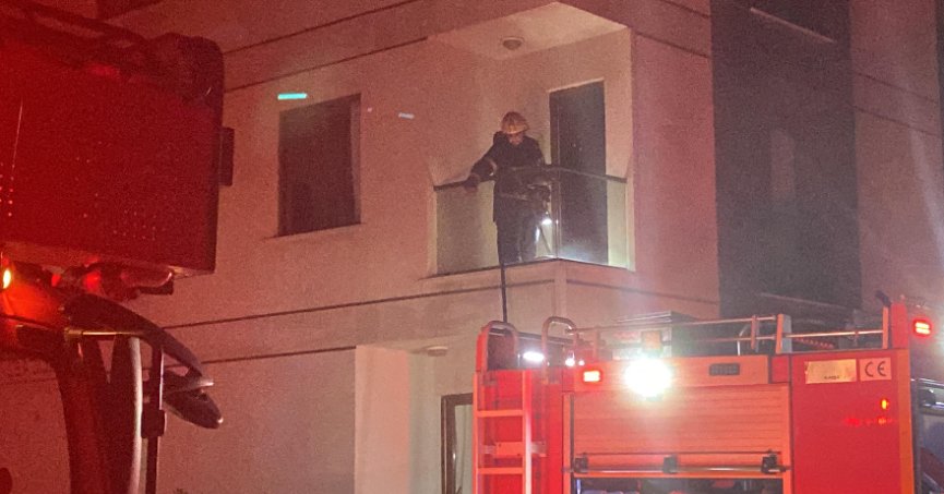 Kızgın yağ yangına sebep oldu