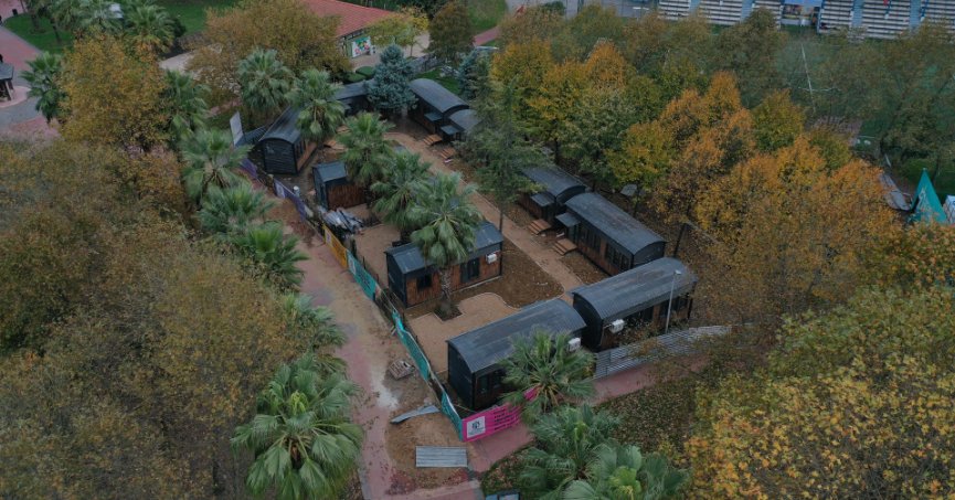 Lokomotif Çocuk Köyü tamamlanmak üzere