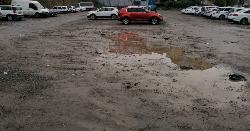 Otopark zeminine kapsamlı bakım gerekli