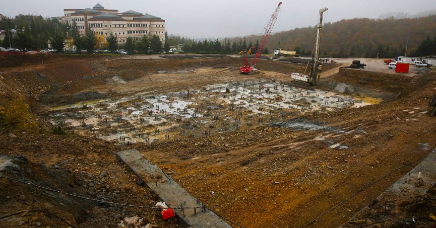 Umuttepe Camii’nde çalışmalar sürüyor