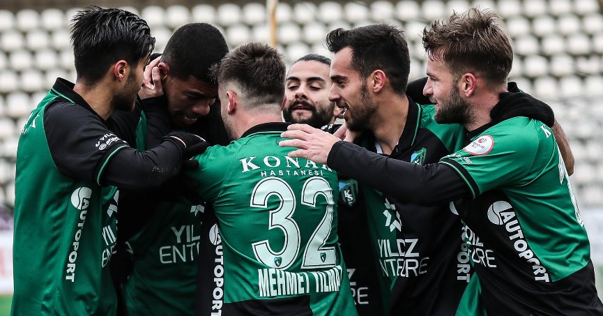 Kocaelispor'un zirve keyfi