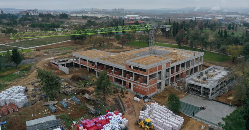 Engelsiz yaşam merkezi yapımı devam ediyor