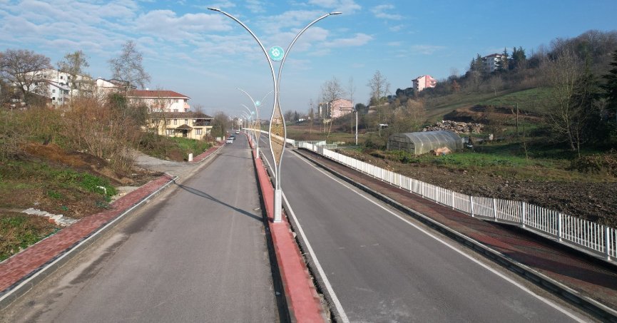 Baraja ulaşımın sağlandığı cadde duble yola dönüştü