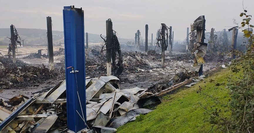 Lojistik deposunda soğutma çalışmaları tamamlandı