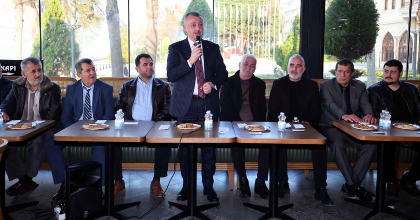 Büyükakın, Karamürsel esnafıyla buluştu