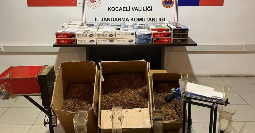 Kocaeli’de 108 bin 100 makaron ele geçirildi