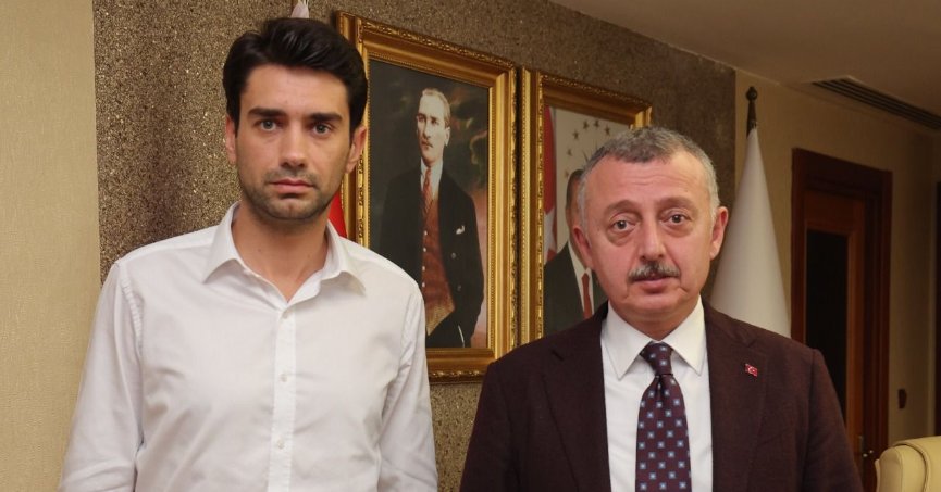 Tolga Güldibi, Büyükakın'ı ziyaret etti