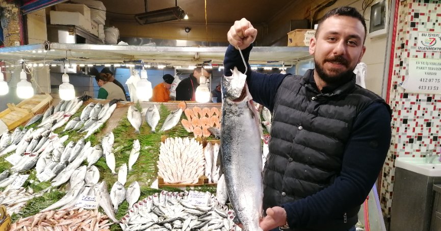 Soğuk hava sebebiyle tezgahlarda balık bol