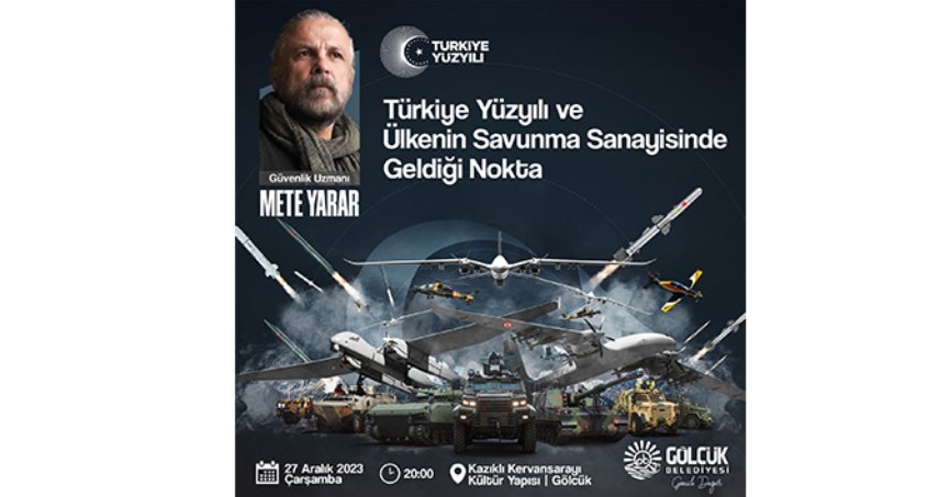 Güvenlik Uzmanı Mete Yarar Gölcük’e geliyor