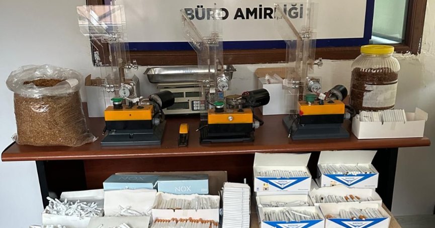 Kocaeli’de 14 bin 100 makaron ele geçirildi