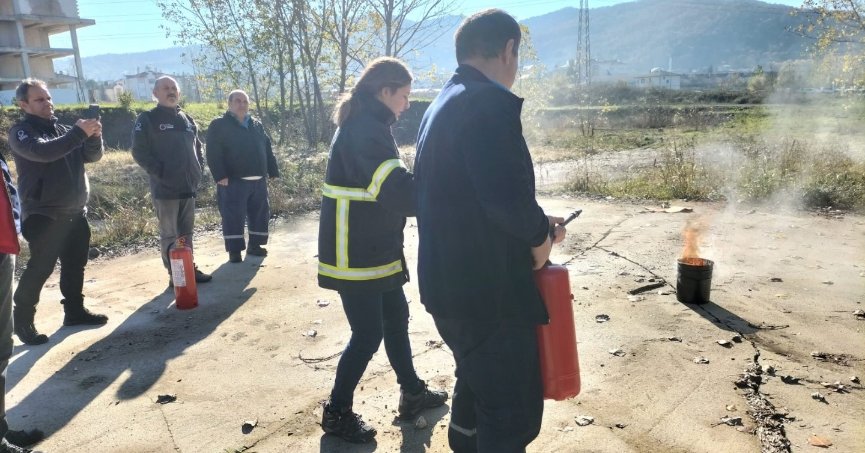 İtfaiyeden KOÜ Teknopark’a eğitim