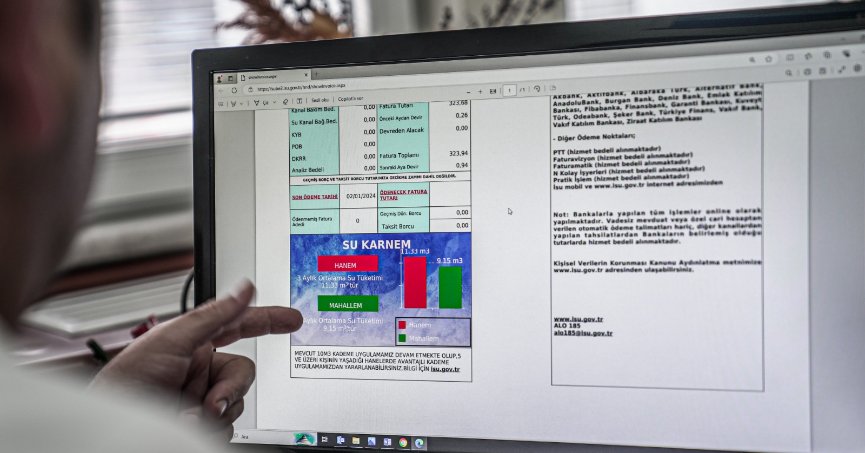 İSU’dan abonelere özel ‘su karnesi’