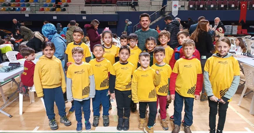 Satranççılar Başiskele'nin gururu oldu