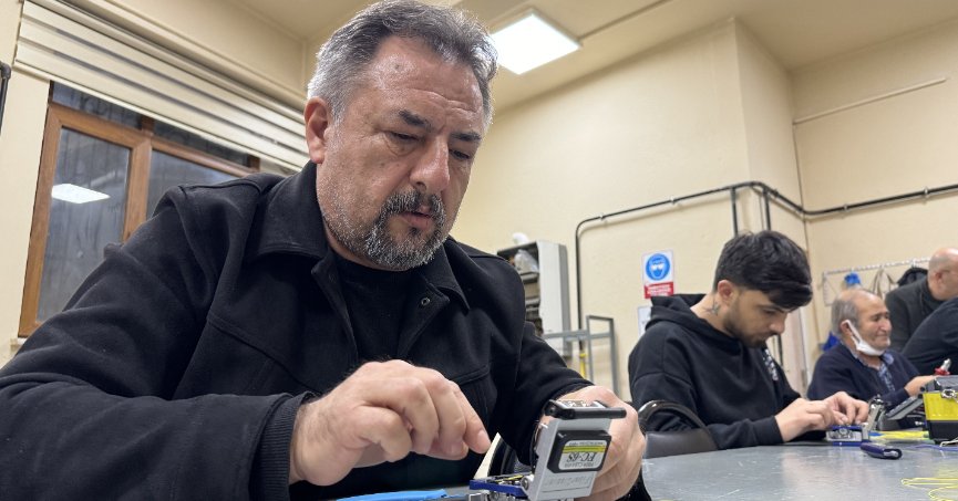 Fiber optik eğitimi için Uşak’tan Kocaeli’ne geliyor
