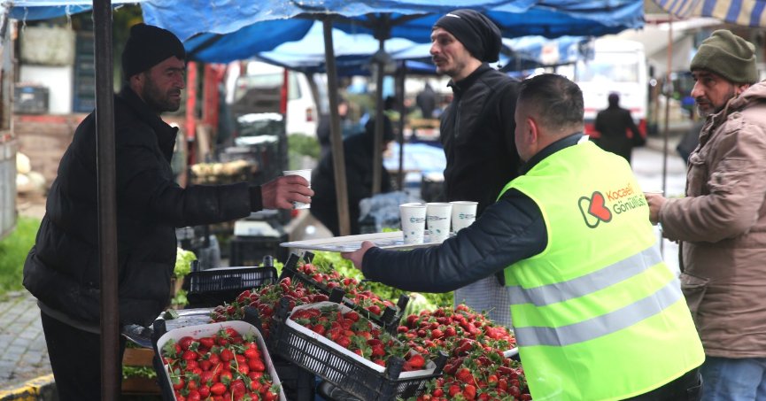 Büyükşehir’den içleri ısıtan ikram