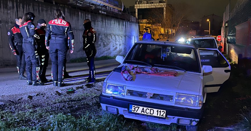 Polisten kaçan sürücü 1 kişiyi yaralamış