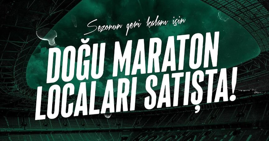 Doğu Maraton locaları satışta