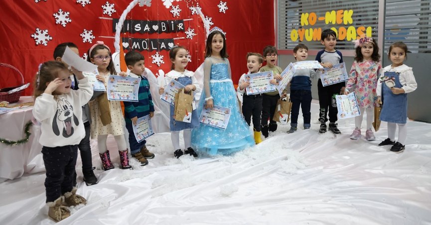 KO-MEK’in çocuk oyun odalarında karne sevinci