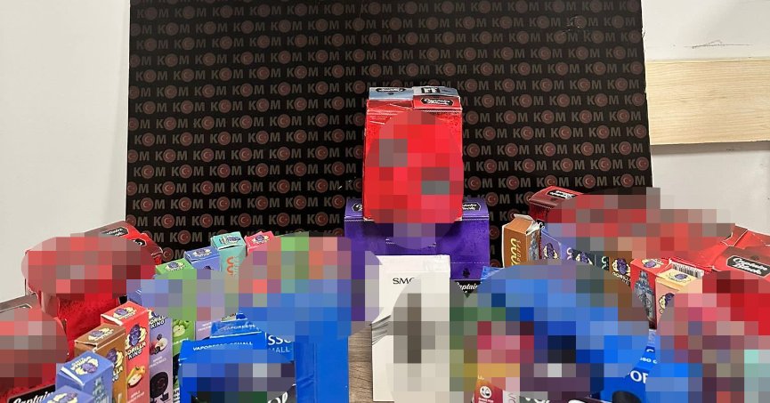 180 bin dolu ve boş kaçak makaron ele geçirildi