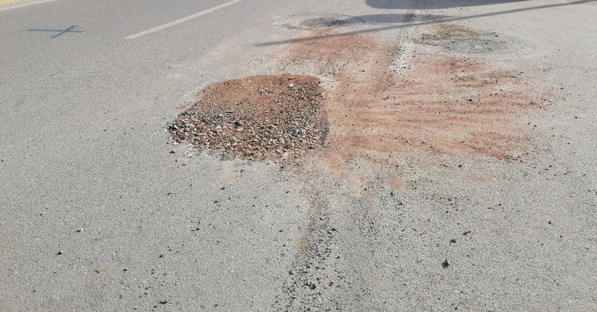 Mareşal Çakmak’ta asfalt yama yapılmalı