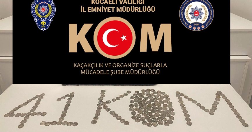 264 sikke ile yüzük ele geçirildi