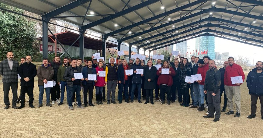 KASK seyisleri sertifikalarını aldı